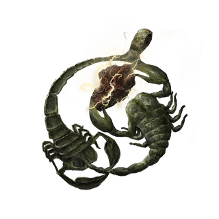 Lightning Scorpion Charm