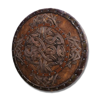 Large Leather Shield