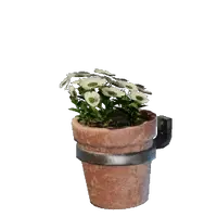 Small White Wall Flower Pot