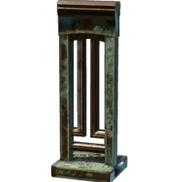 High Ancient Temple Window Frame