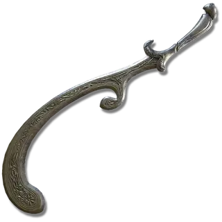 Flowing Curved Sword