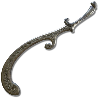 Flowing Curved Sword