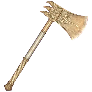 Golden War Axe