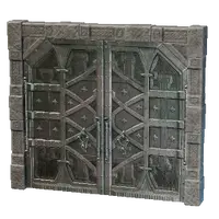 Ornate Steel Double Door