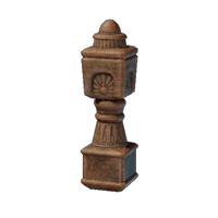 Fine Hardwood Fence Pole