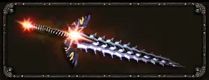 Spiked Ruby Sword