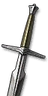 Forgotten Wolven silver sword