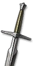 Forgotten Wolven silver sword