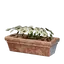 Long White Flower Pot