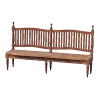 Polished Wooden Bench
