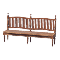 Polished Wooden Bench