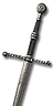 Legendary Wolven steel sword - mastercrafted