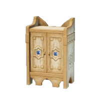 Small Palm Wood Cupboard