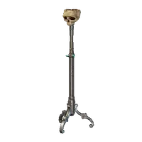 Crypt Standing Skull Torch