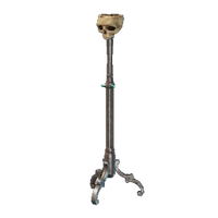 Crypt Standing Skull Torch