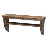 Carved Wooden Shelf