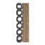 Decorated Timber Pole 2m