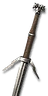 Legendary Wolven silver sword - enhanced