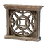 Large Round Carved Window Frame