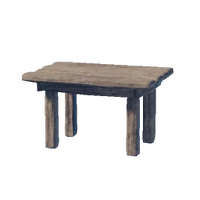 Crude Wooden Side Table