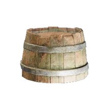 Half Wooden Barrel