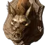 Gold Direwolf Trophy