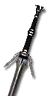 Grandmaster Wolven silver sword