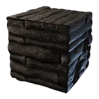 Tarred Wood Block