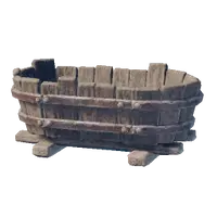 Wooden Bathtub