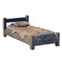 Crude Wooden Bed