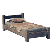 Crude Wooden Bed