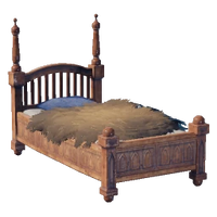 Ornate Wooden Bed