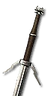 Feline silver sword - enhanced