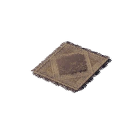 Furry straw mat