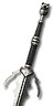 Legendary Ursine silver sword - mastercrafted