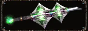 Jagged Emerald Axe