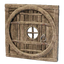 Round Wooden Door