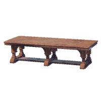 Polished Wooden Banquet Table