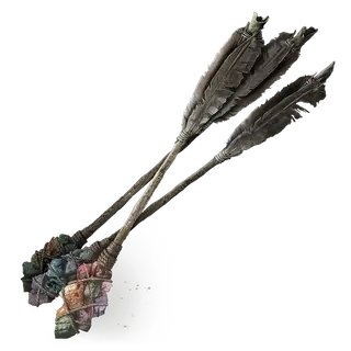 Rainbow Stone Arrow (Fletched)