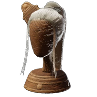 Hanfu Ponytail Wig Head