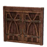 Boreal Wood Double Door