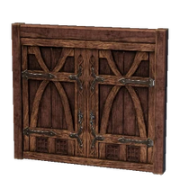 Boreal Wood Double Door