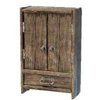 Crude Wooden Closet