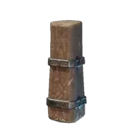 Pinewood Fence Pole