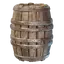 Standing Wooden Barrel