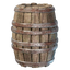 Standing Wooden Barrel