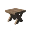 Square Carved Table