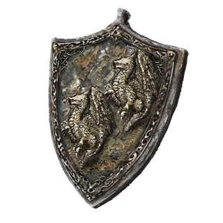 Dragoncrest Shield Talisman +1