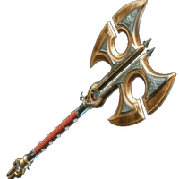 Golden War Hero Axe