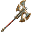 Golden War Hero Axe